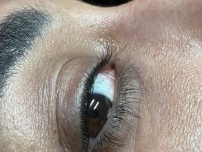 Rehaussement de cils avant
